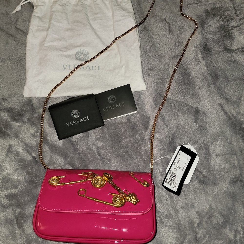 Versace Pink crossbody mini